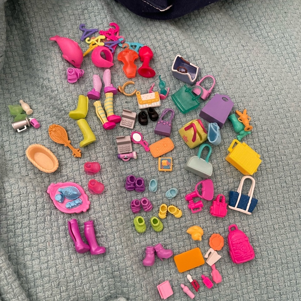 Accessories For Dolls Shoes, Purses, Hangers And More